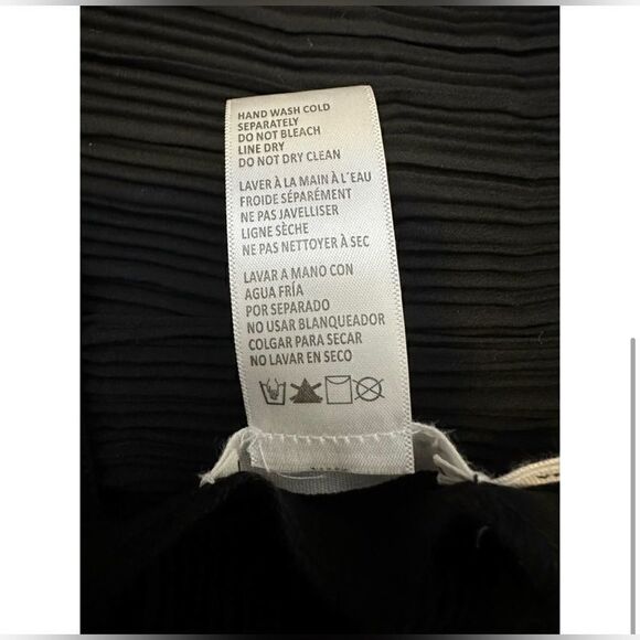 Good American NWT Plissé Crop Top in Black Size XXL - Picture 9 of 11